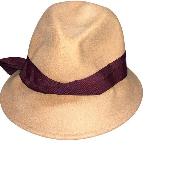 John C Callanan LEGACY European Designer American Style Caramel100% Wool Fedora - Picture 2 of 12